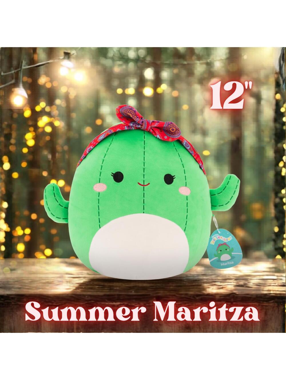 NWT Maritza the Cactus Summer Edition Squishmallows 12"